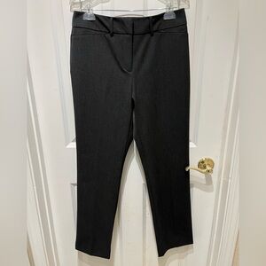 NWOT Ann Taylor Factory Dar Charcoal Straight Dress Pants in size 4